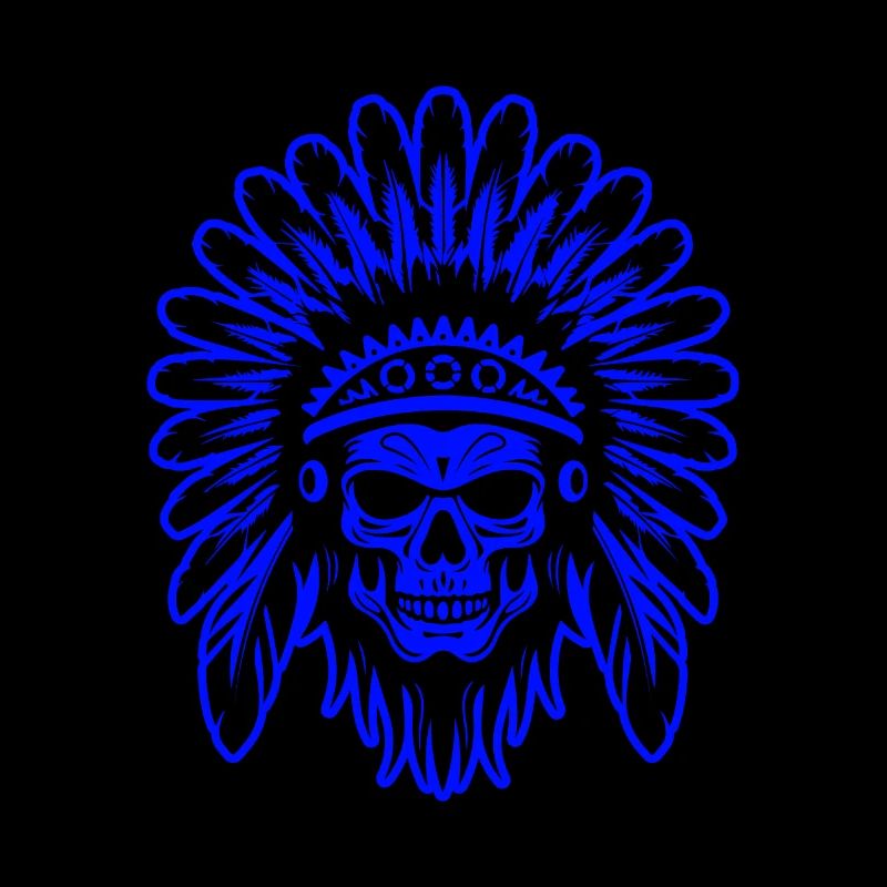Crâne Apache Indien