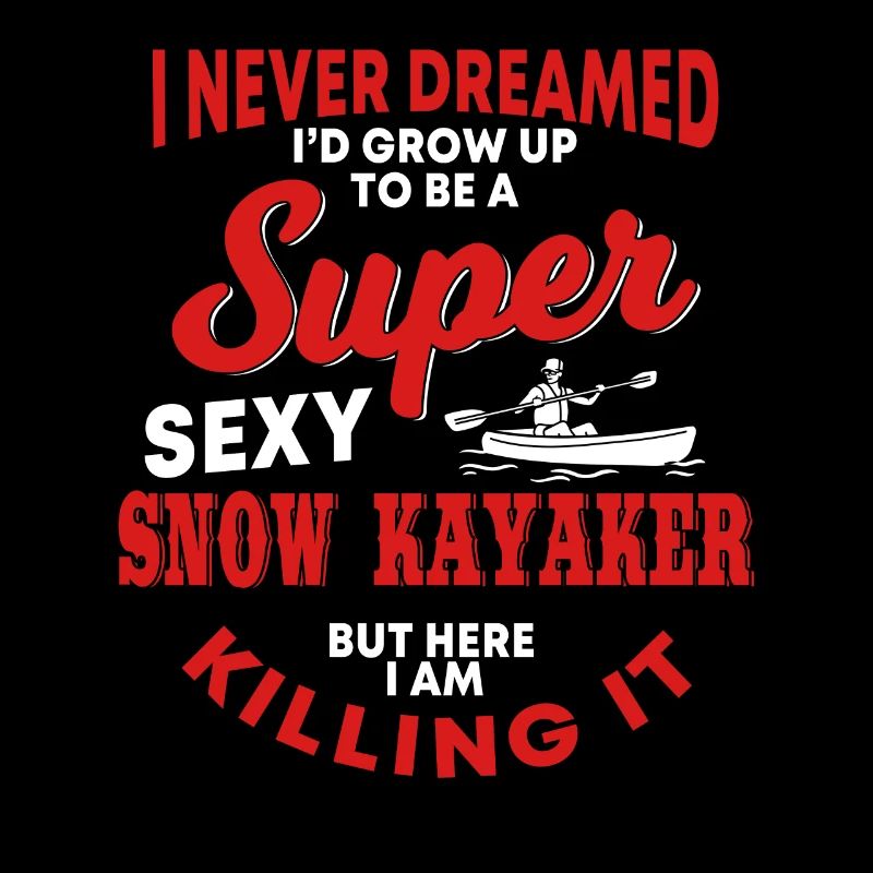 Schnee Kajak Faherer Snow Kayaking