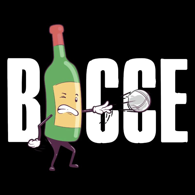 Bocce Weinflasche Bocce Ball mit Jack Bocci Game