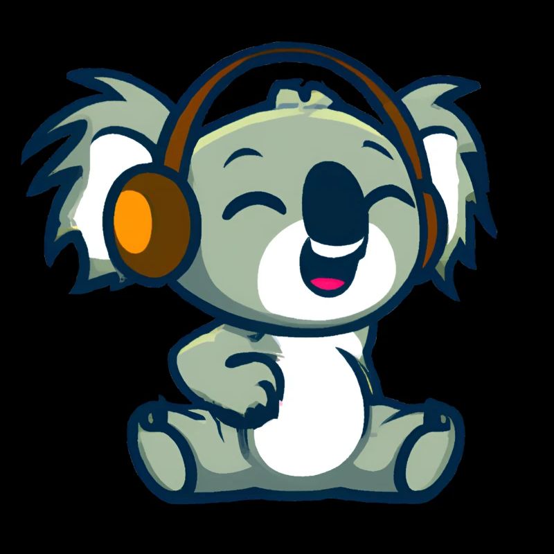 Koala Geschenk Niedlich Dschungel Musik