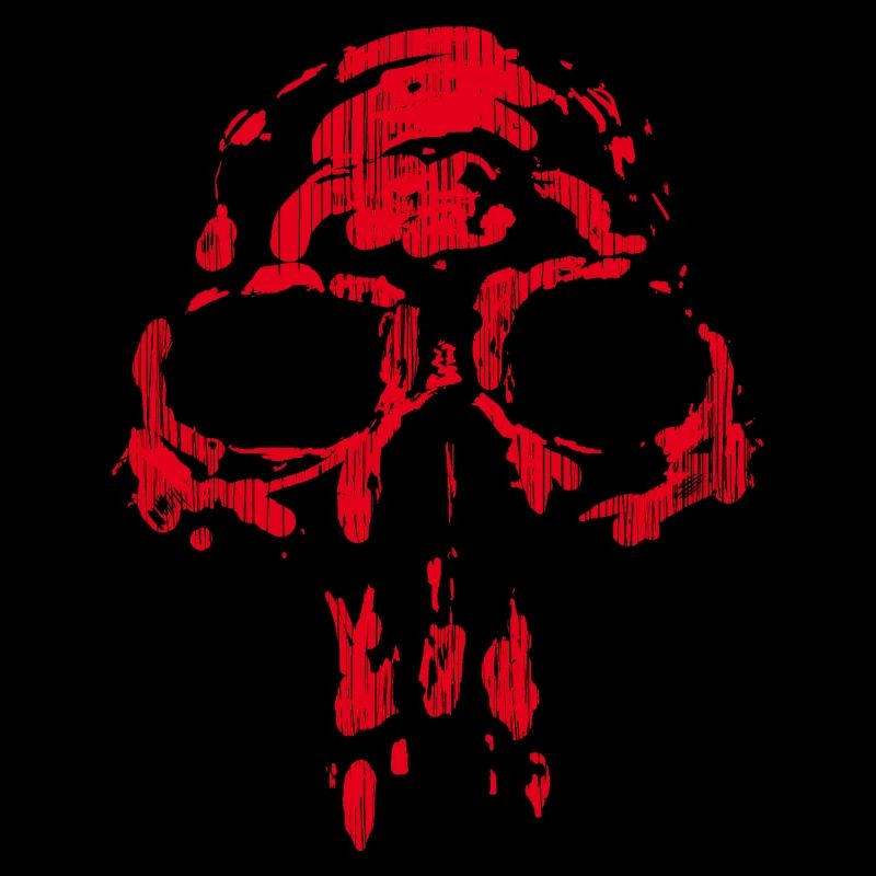 Skull - Neanderthal RED