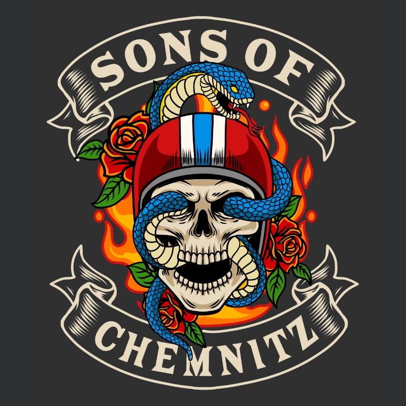 Chemnitz Biker Gift fils de Chemnitz