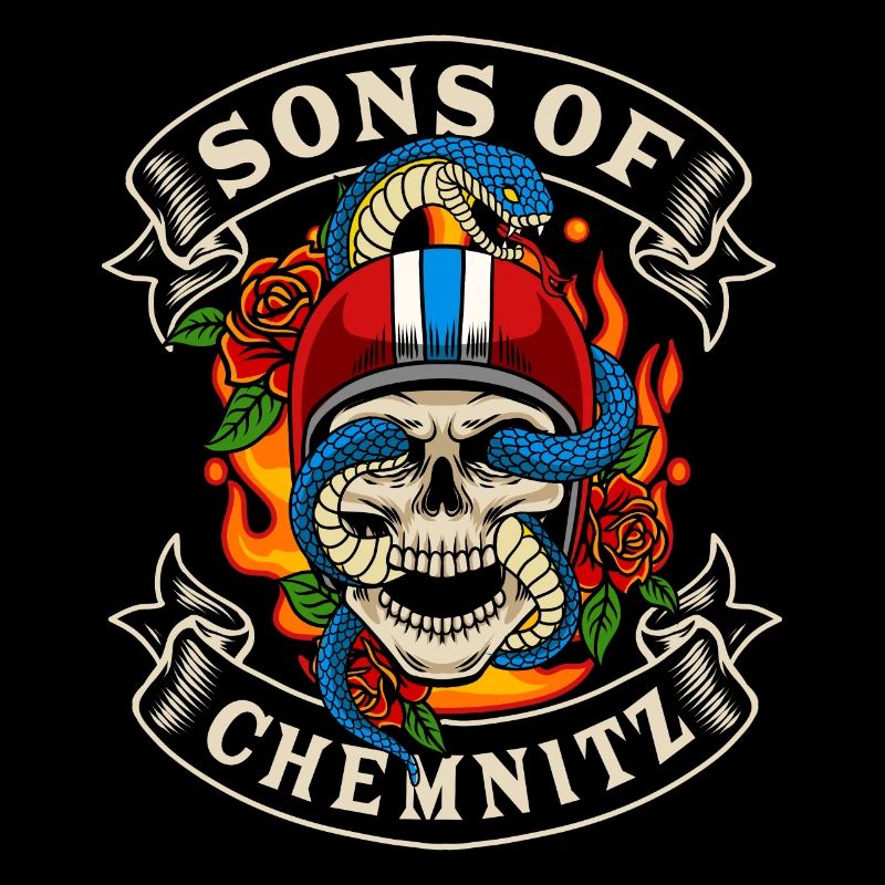Chemnitz Biker Gift fils de Chemnitz