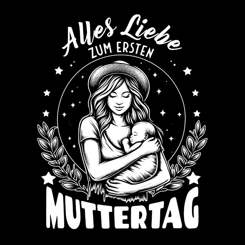 Alles Liebe zum Ersten Muttertag Mutter mit Kind