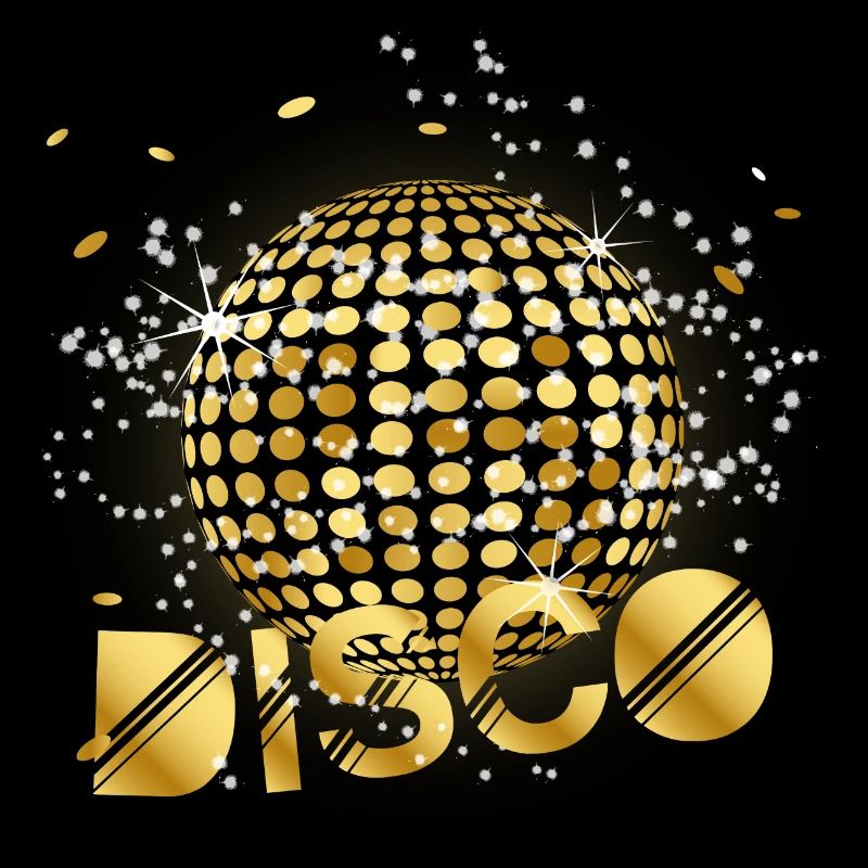 Boule disco Gold Gitzer