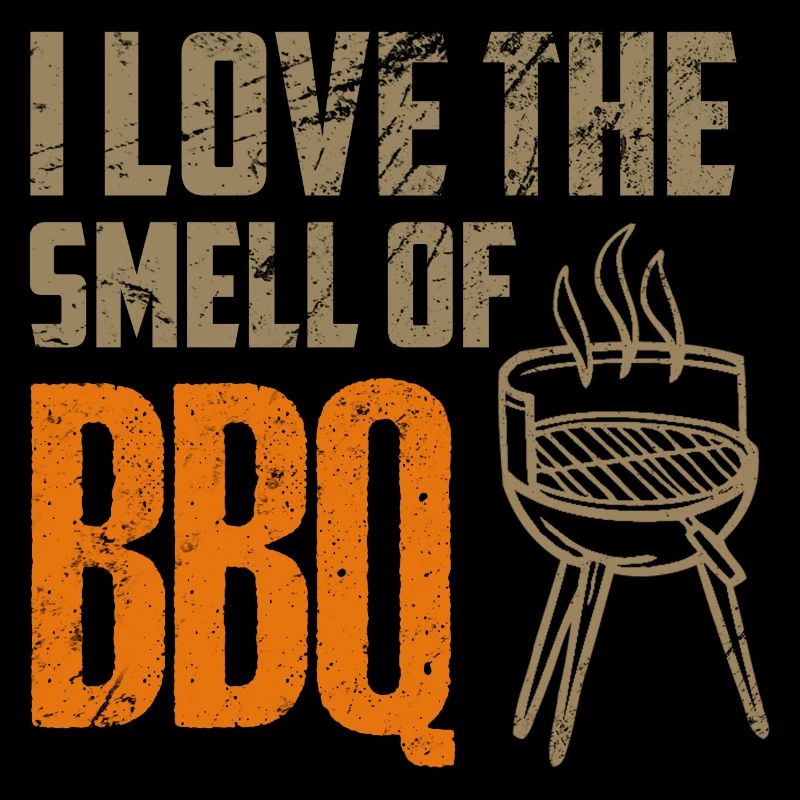 Grillen Rauchen Ich liebe den Geruch von BBQ Grill