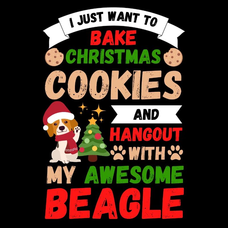 Weihnachten Süßer Beagle Kawaii