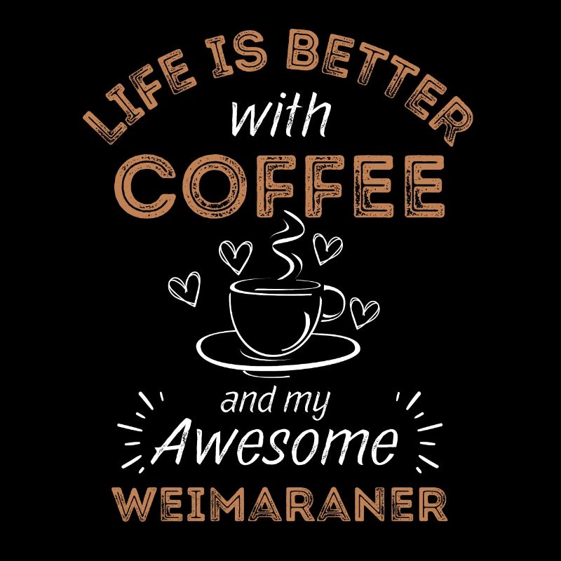 Weimaraner Coffee Dog Cafe