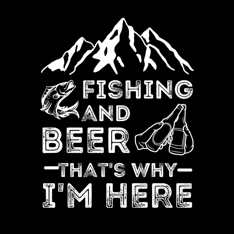 amateurs de pêche, de pêche et de bière