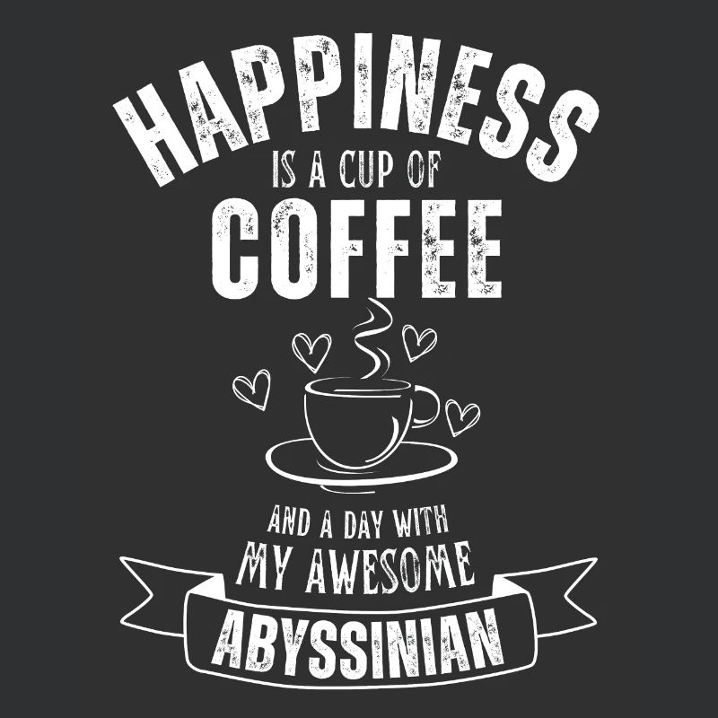 Abessinier Katze Kaffee Cafe