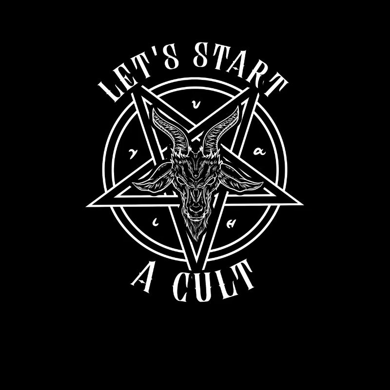 Let's start a Cult Satan Pentagram Baphomet 666