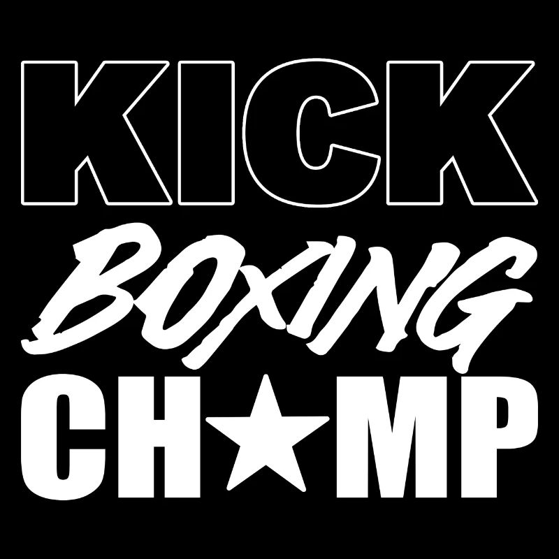 Kickboxing Champ Athlet