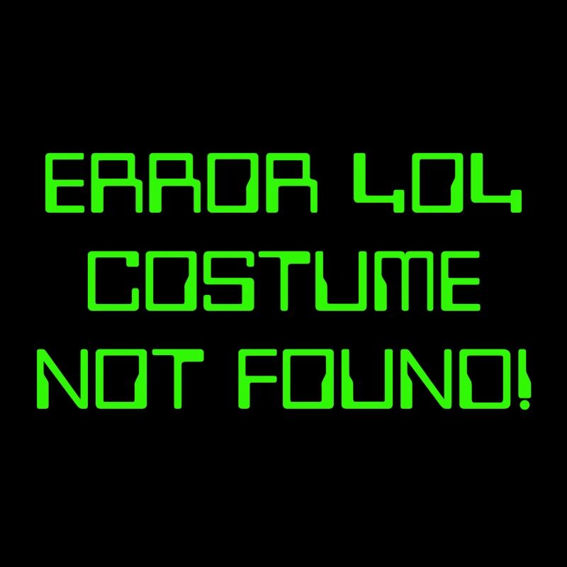 ERROR 404 COSTUME NOT FOUND - FEHLERMELDUNG