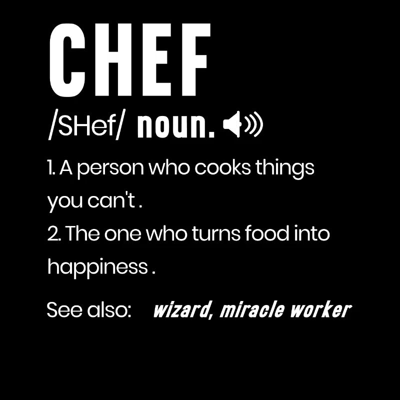 Koch Description Culinary Cooking
