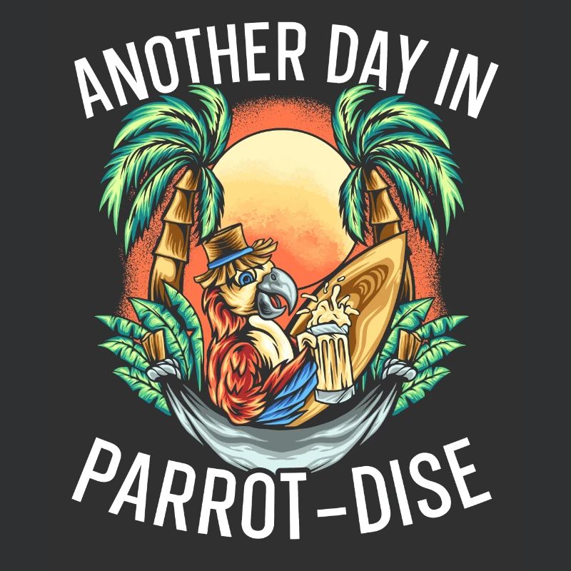 Ein weiterer Tag in Parrot-Dise Papagei sprechender Vogel