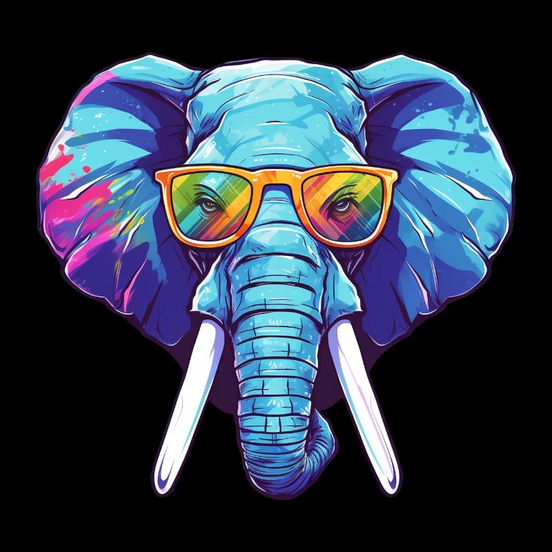 Elephant colorful