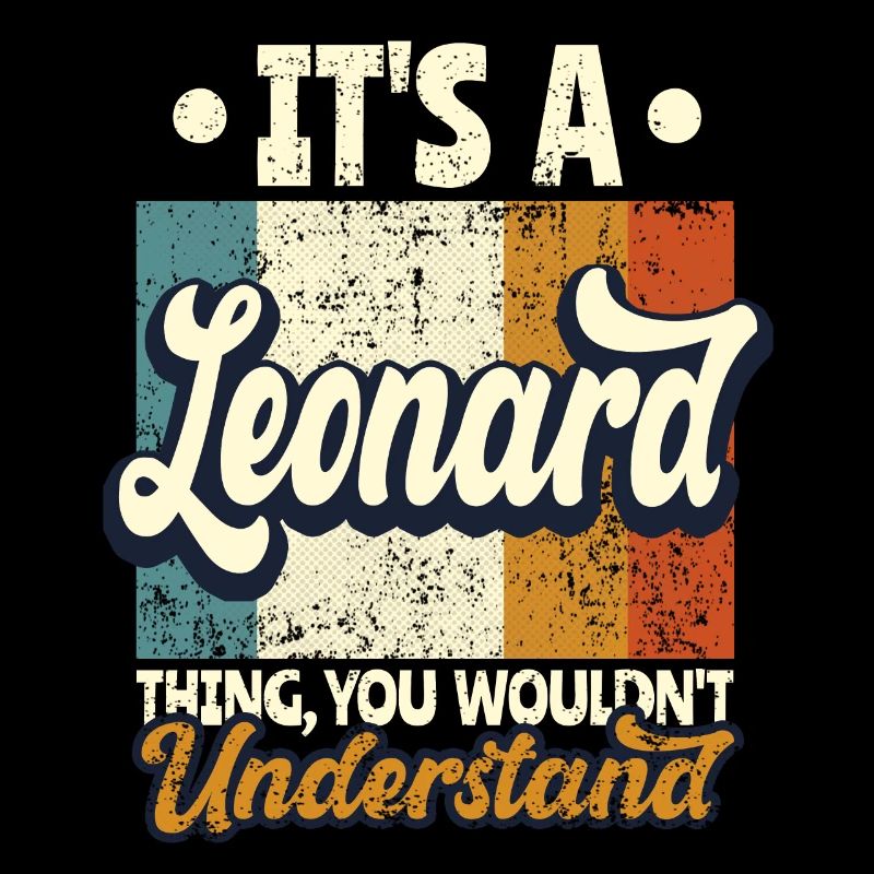 Nom Leonard Gift Citation d’anniversaire