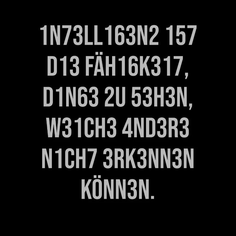 IQ Test * Intelligence is the Ability