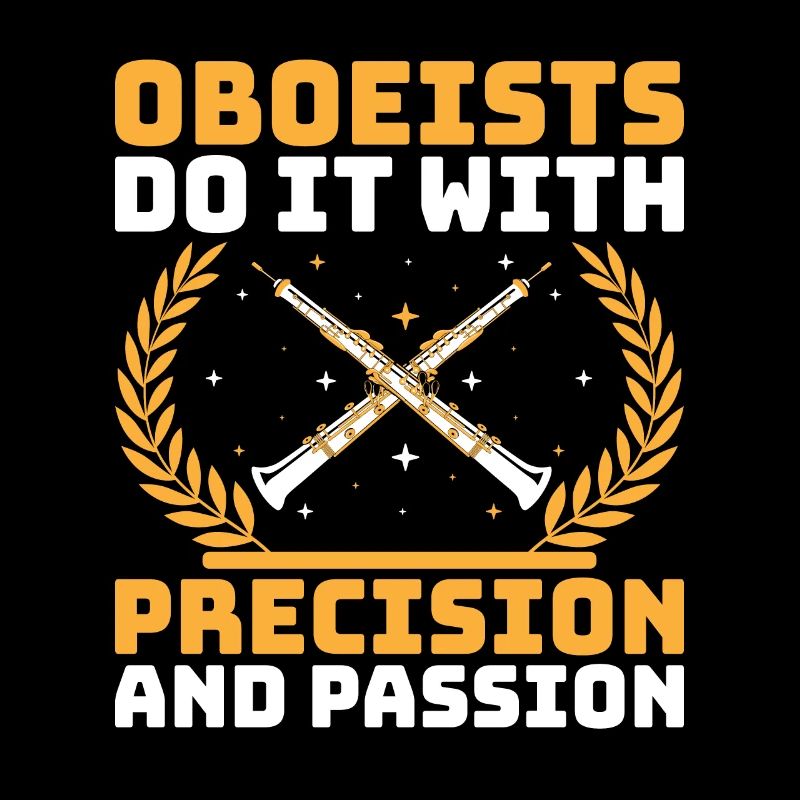 Oboe Player Oboe Basoonist Marching Band Instrumen