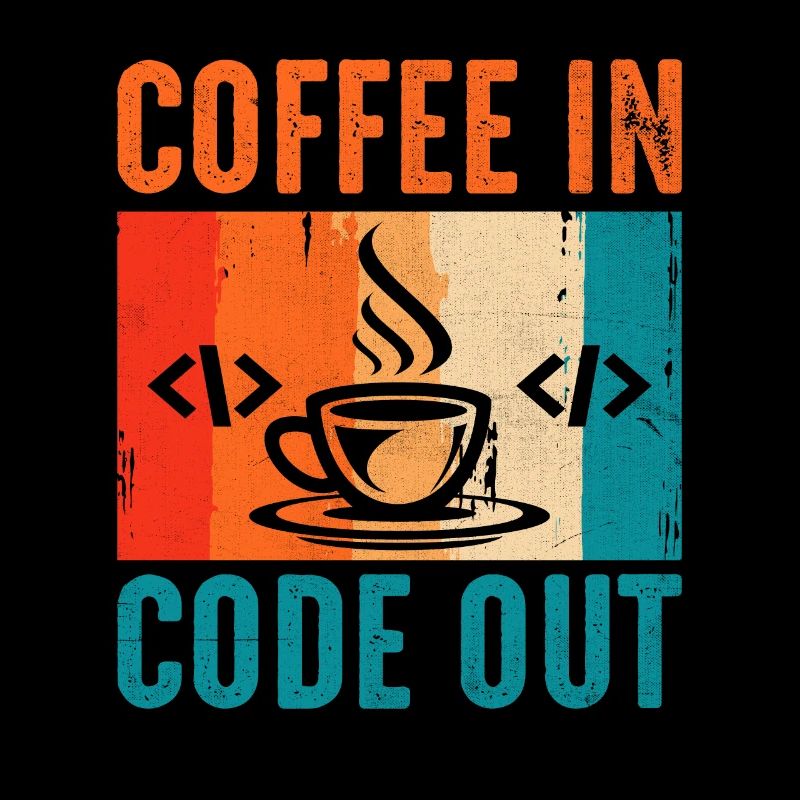 Café Codage Programmeur Codeur Développeur Nerd Coff