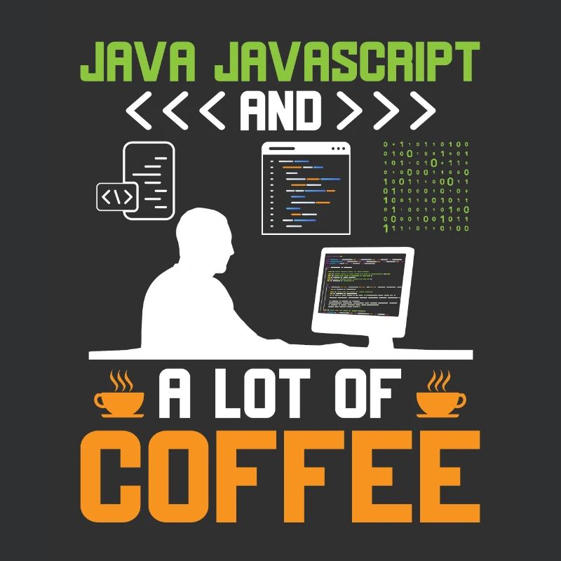 Kaffee-Codierung Programmierer Programmierer Entwickler Nerd Coff