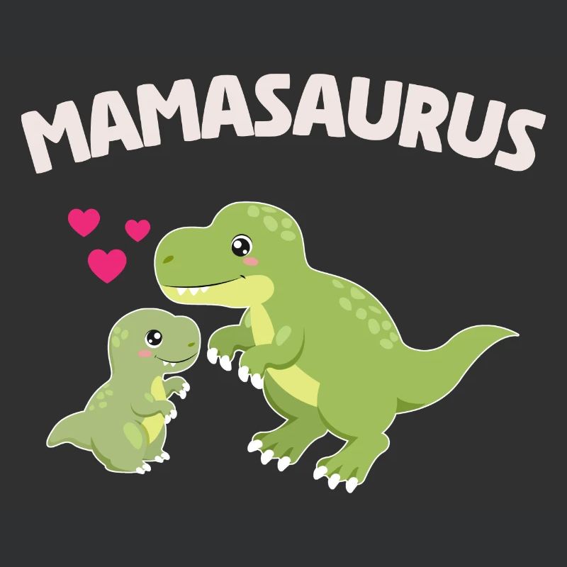 Mamasaurus - Conception de dinosaure mignon