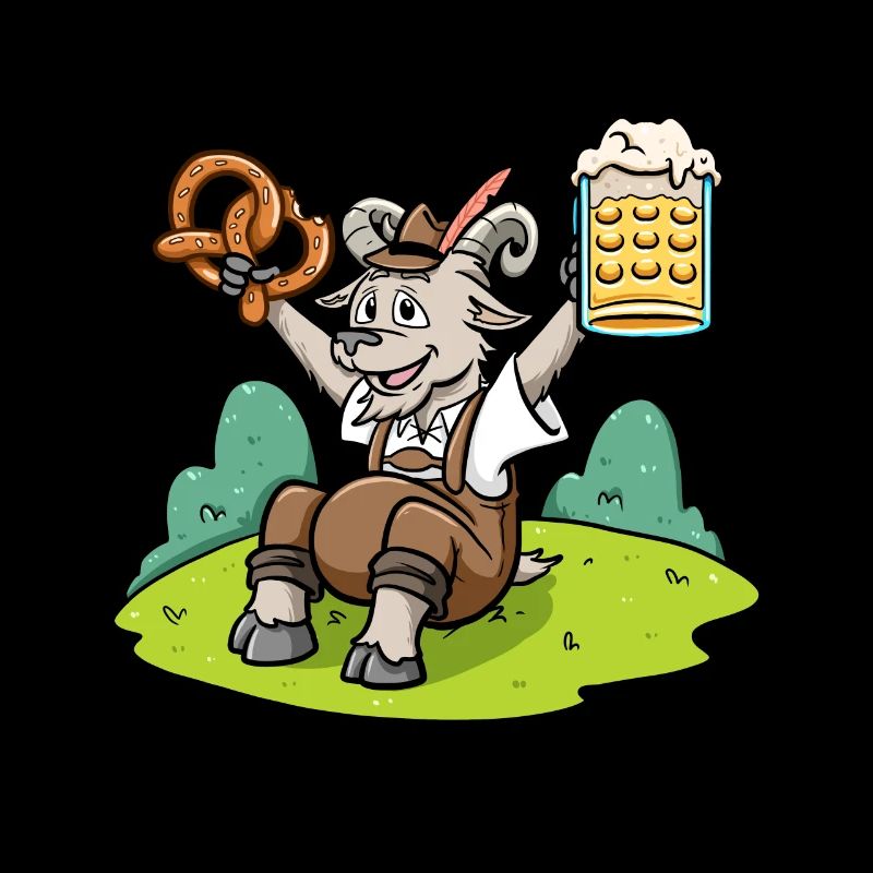 Geitenbier Pretzel Beierse Lederen Broek Bier