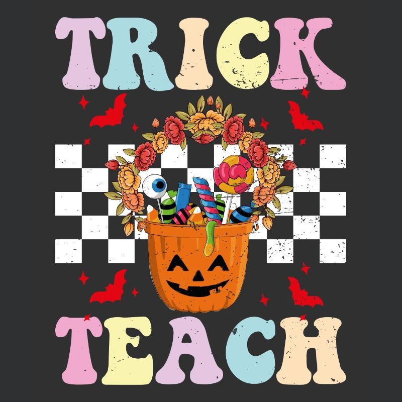 Trick oder lehren Sie lustige Halloween-Lehrer