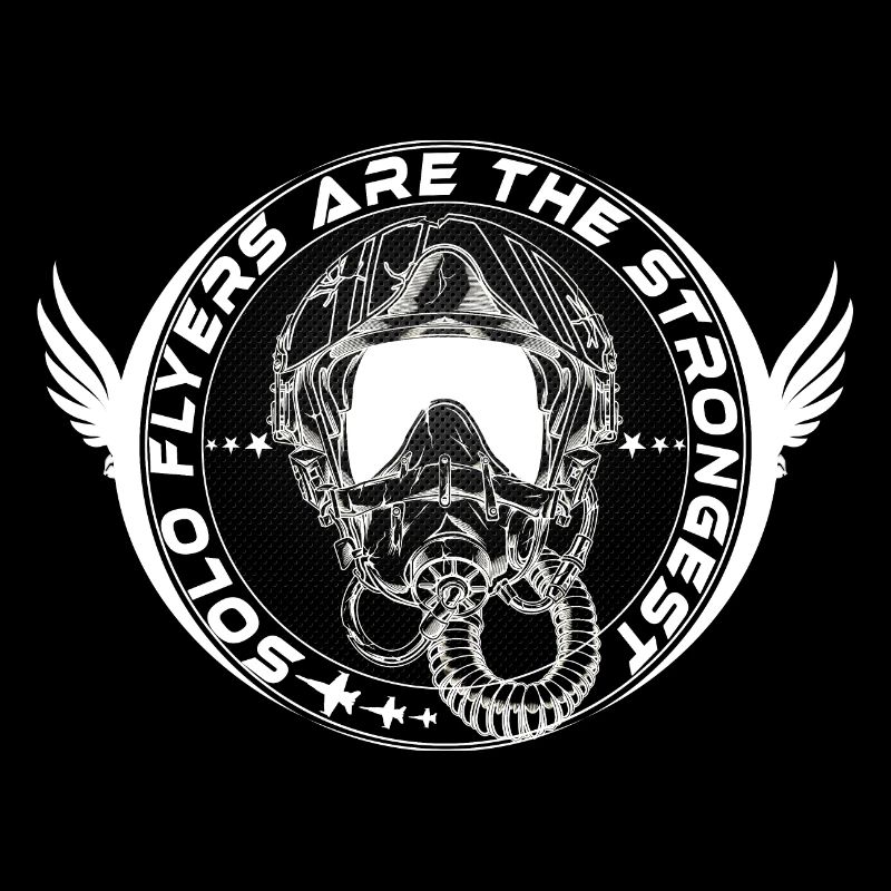 Fighterjet Pilot Helmet Sticker