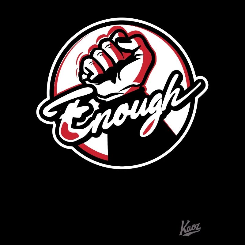 Fist in the air, enough is enough