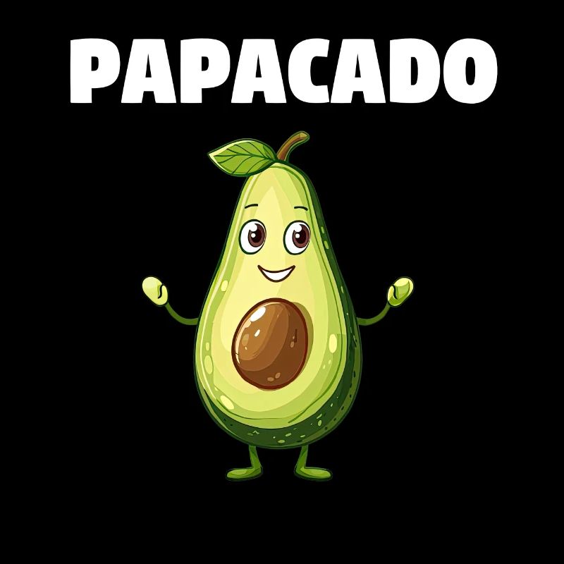 Papacado - Lustiges Avocadodesign