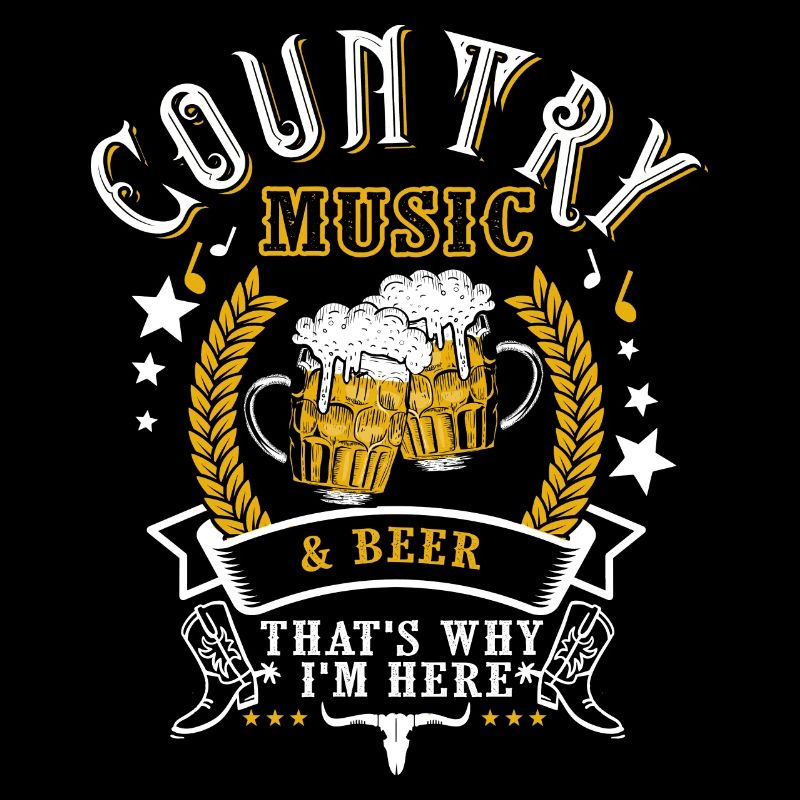 Country-Musik und Vintage-Bier