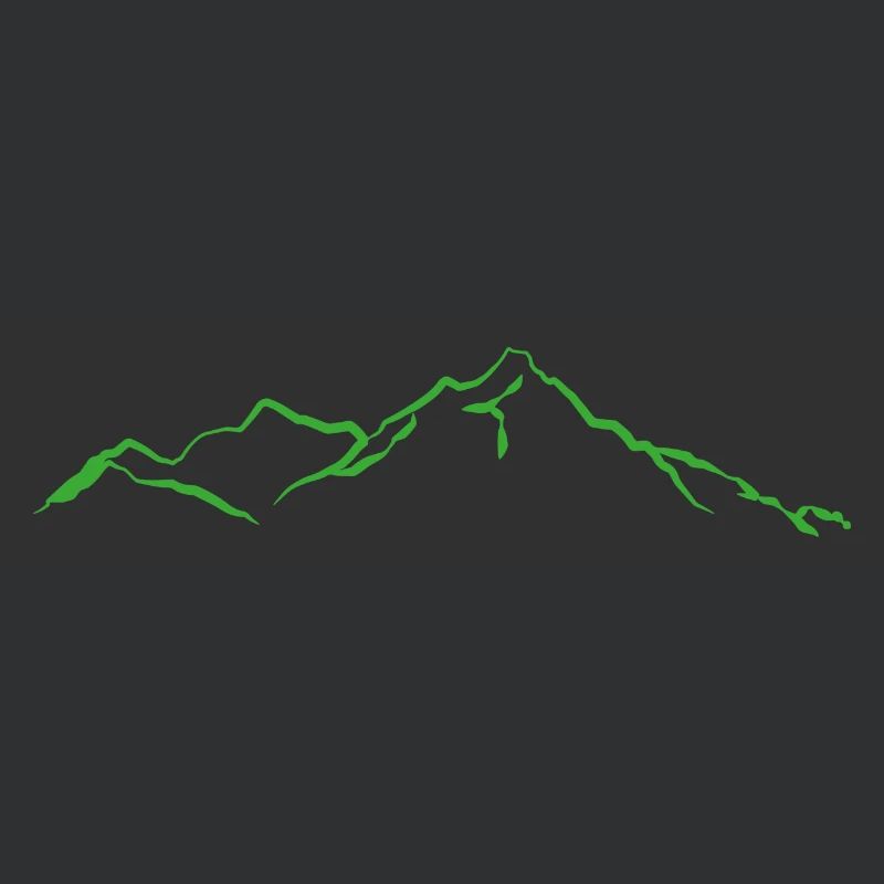 Mountains light green