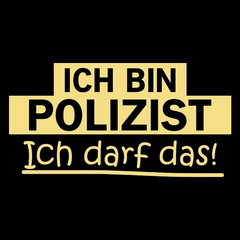 Polizei Geschenkidee Bulle lustig Spruch Polizei