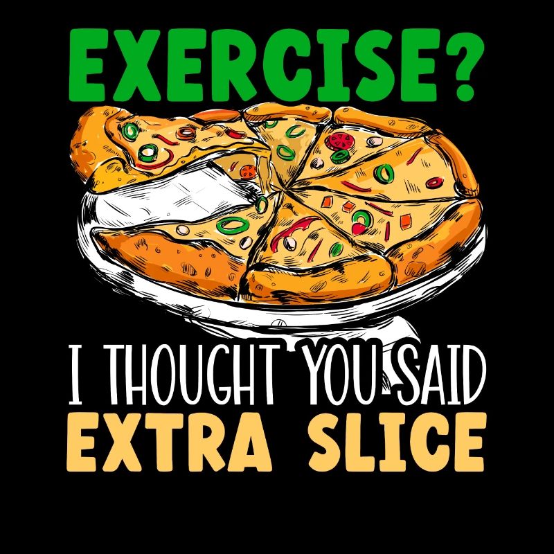 Übung Ich dachte, du sagtest extra geschnittene Pizza