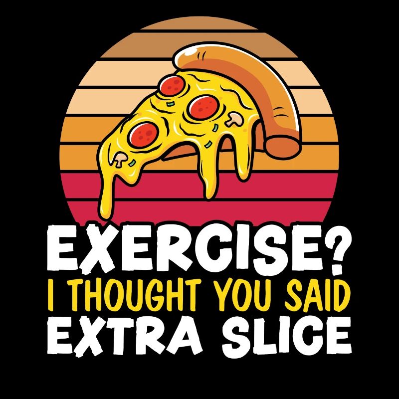 Übung Ich dachte, du sagtest extra geschnittene Pizza