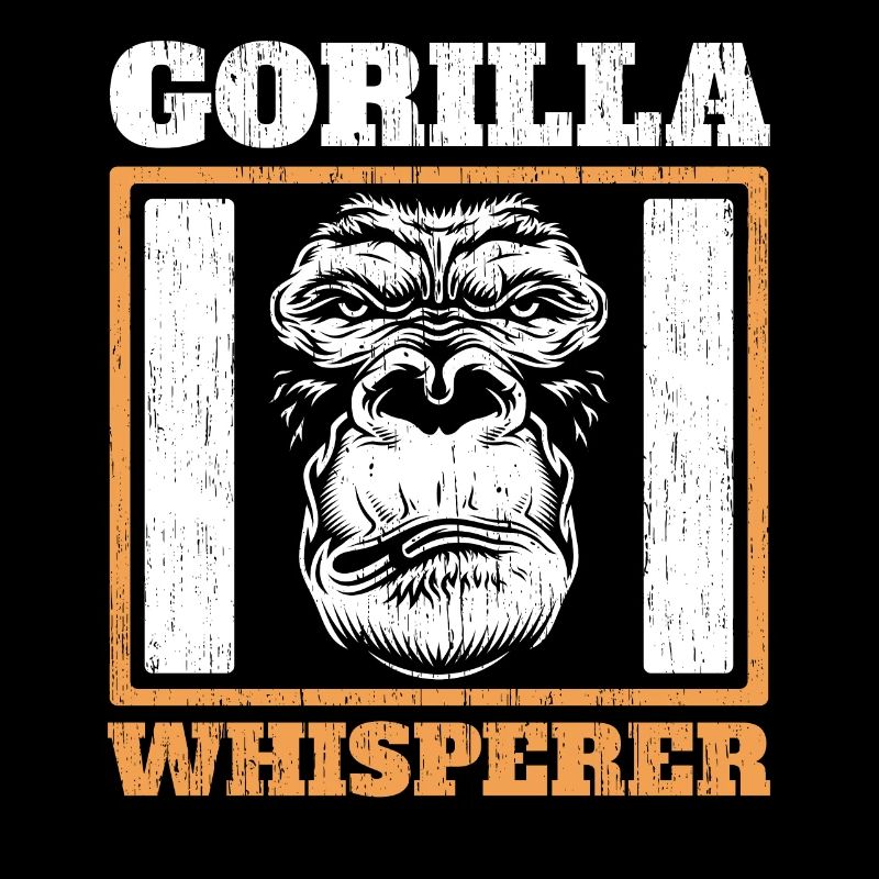Gorilla Flüsterer Affe Liebhaber Affe Tierpfleger