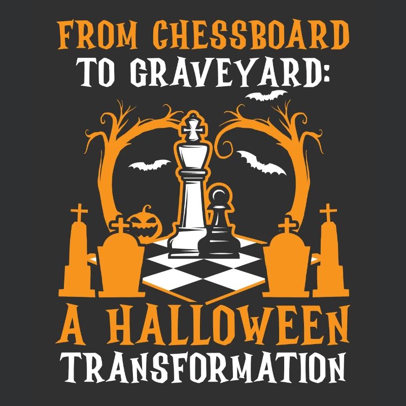Schach Halloween Süßes oder Saures Schachbrettspiel