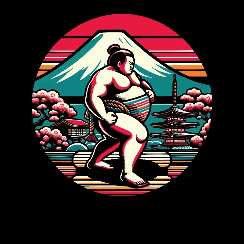 Sumo-Ringer Japanisches Ringen Sumo-Ringen