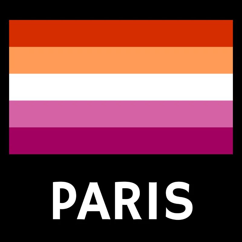 Drapeau de la fierté lesbienne Paris