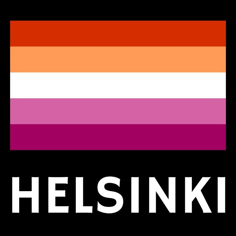 Drapeau de la fierté lesbienne d’Helsinki