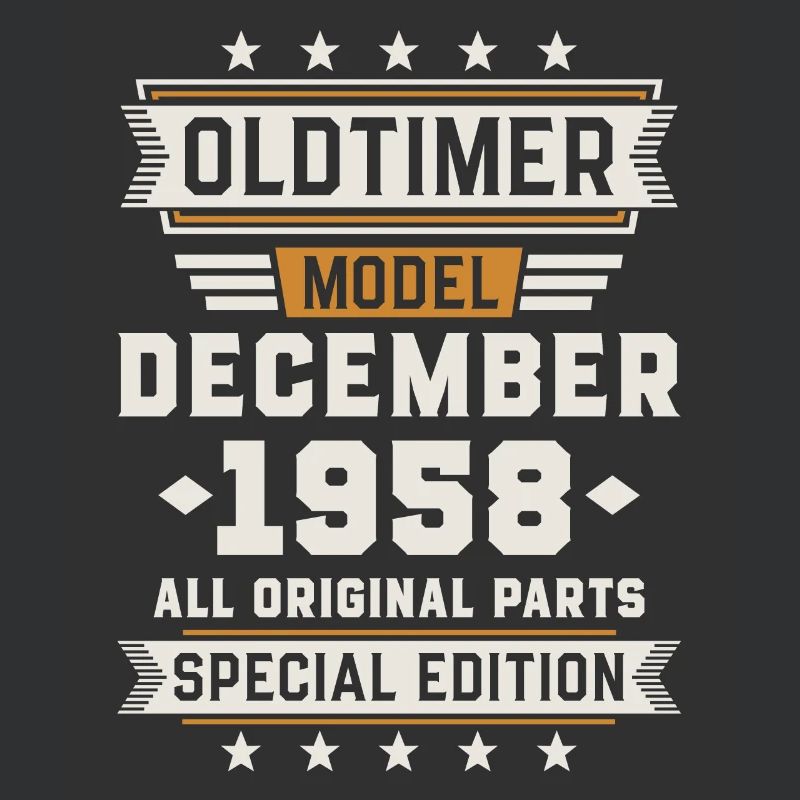 Oldtimer Décembre 1958 Cadeau d’anniversaire