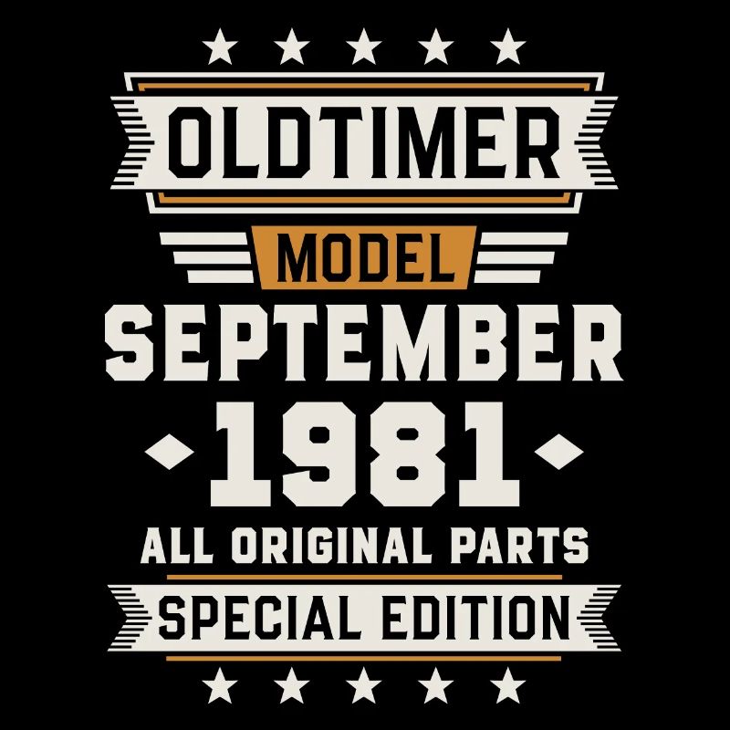 Oldtimer September 1981 Geburtstag Geschenk