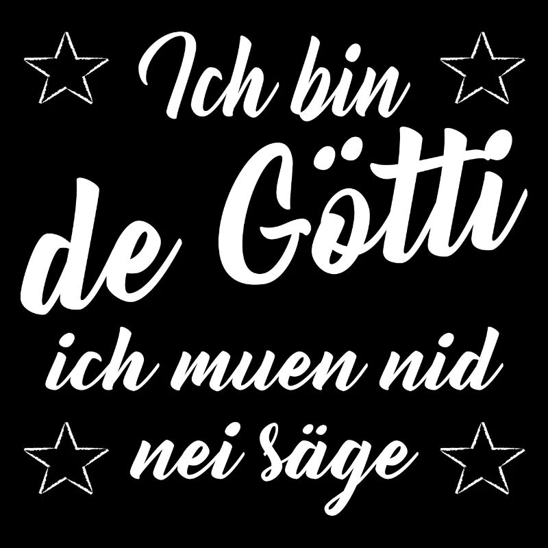 Lustiges Schweizer Gotti Götti Geburt Geschenkt