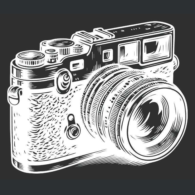 Vintage Camera Drawn