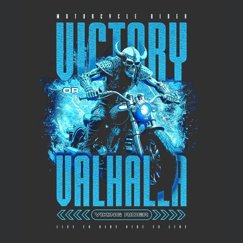 Motorrad Nordische Wikinger Sieg Oder Walhalla