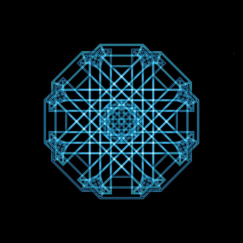 Keltisches Blaues Mandala