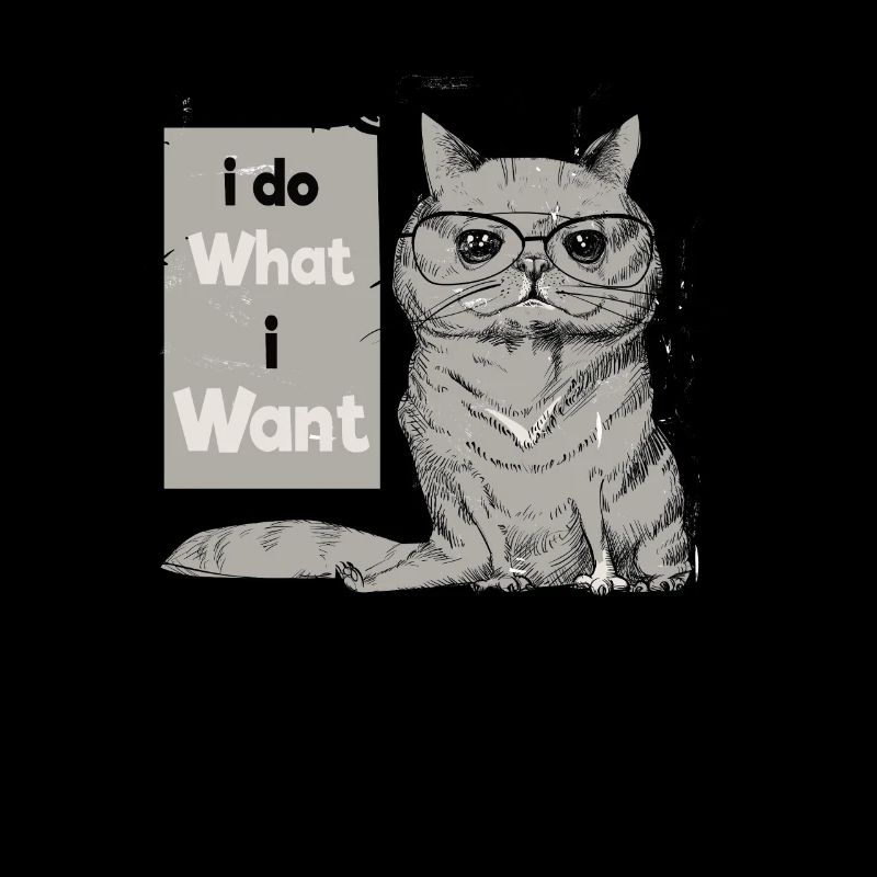 Mit Katzen Ist Das Leben Besser. Ich Mache, Was