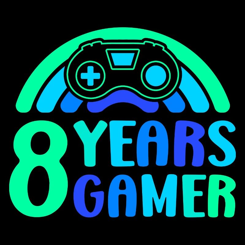 8. Geburtstag Junge 8 Jahre Controller Gaming