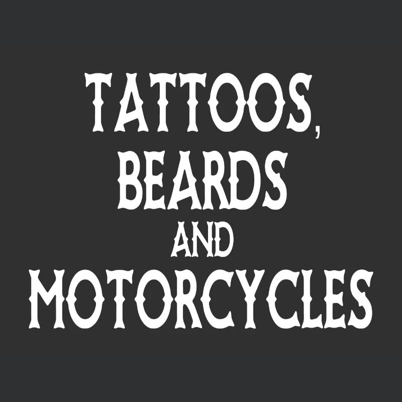 Tattoos, Beards and Motorcycles